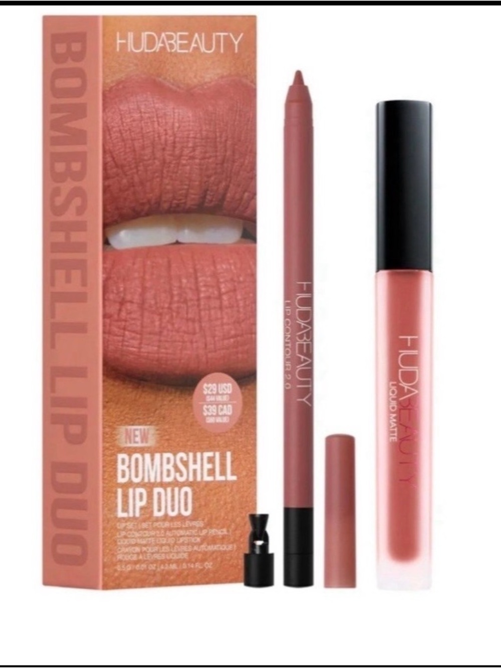 HUDA BEAUTY Bombshell Lip Duo